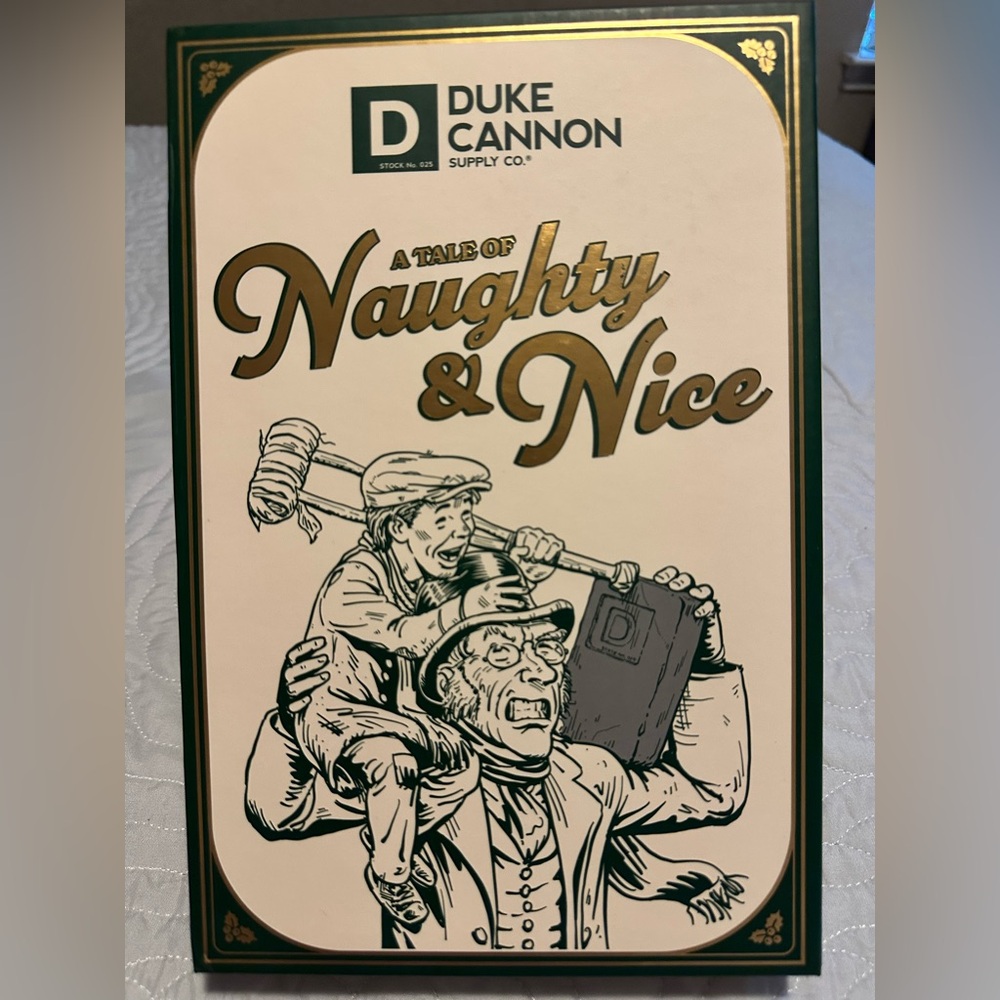Duke Cannon Naughty & Nice Cleanser - Green and Gold
